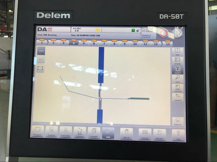 DELEM DA58T 2D touch screen brake pressing controller