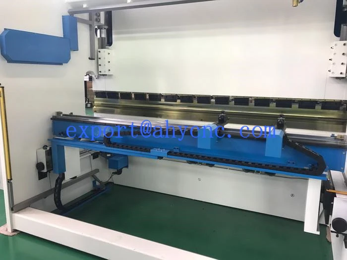 AHYW Yawei 7 axis cnc brake press back gauge 160T4M metal bending machine made in china