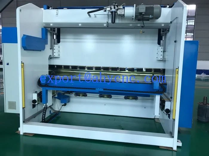 CE Rear light curtain guarding Yawei 160T 7 axis cnc brake pressing metal bending machine 10ft